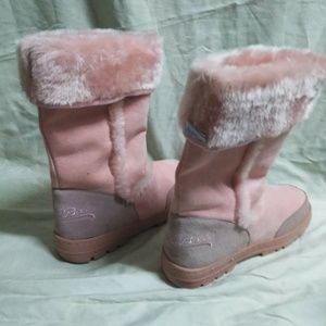Hale Bobs Pink Boots Womans 10 Pink